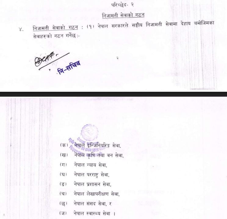 Sanghiya Nijamati Sewa ain 2975
